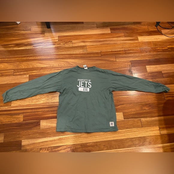 Reebok NFL Gridiron Classic New York Jets Green M Long Sleeve T - Shirt - Picture 1 of 5